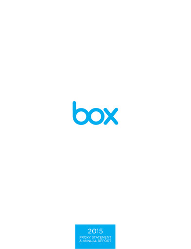 Thumbnail Box, Inc. Annual Report 2015