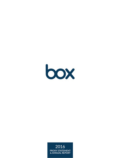 Thumbnail Box, Inc. Annual Report 2016