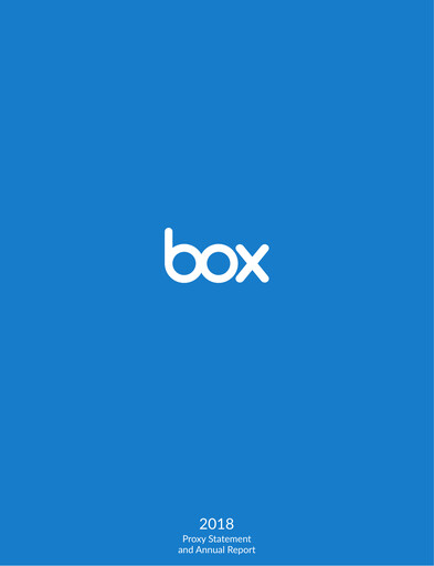 Thumbnail Box, Inc. Annual Report 2018