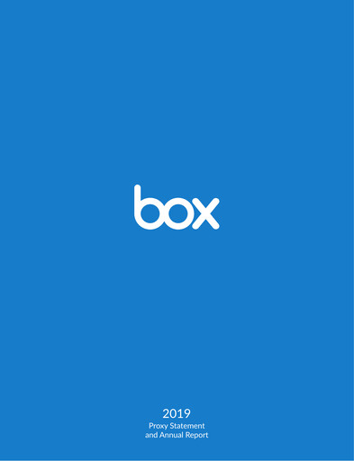 Thumbnail Box, Inc. Annual Report 2019