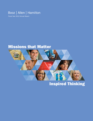 Thumbnail Booz Allen Hamilton
 Annual Report 2012
