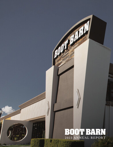 Thumbnail Boot Barn Holdings
 Annual Report 2023
