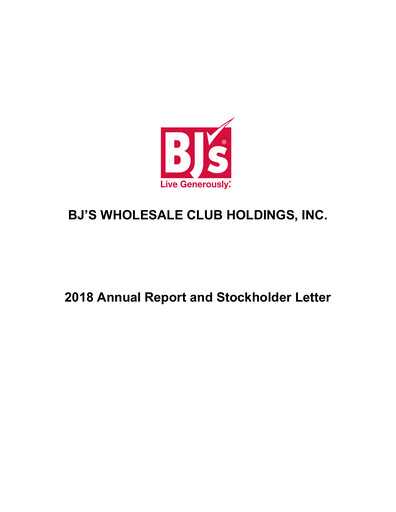 Thumbnail BJ's Wholesale Club Annual Report 2018