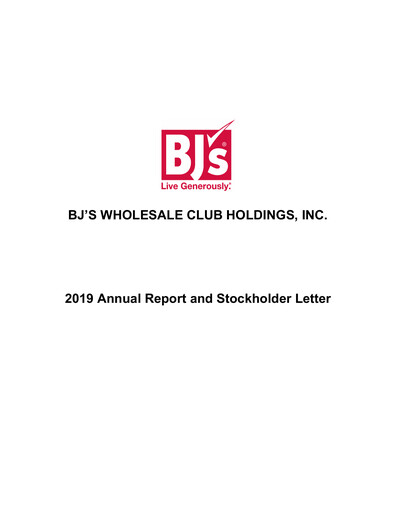 Thumbnail BJ's Wholesale Club Annual Report 2019
