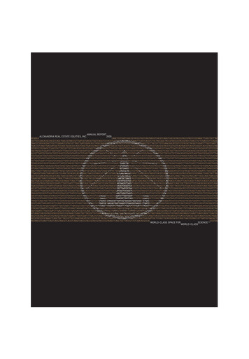 Thumbnail Alexandria Real Estate Equities
 Annual Report 2000