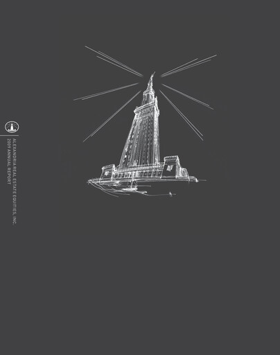 Thumbnail Alexandria Real Estate Equities
 Annual Report 2009