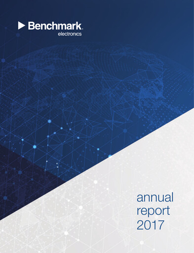 Thumbnail Benchmark Electronics
 Annual Report 2017