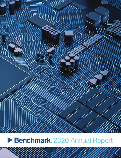 Thumbnail Benchmark Electronics
 Annual Report 2020