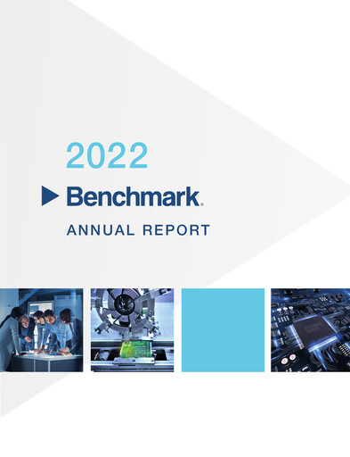 Thumbnail Benchmark Electronics
 Annual Report 2022