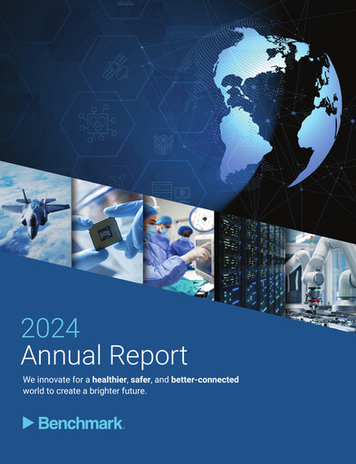 Thumbnail Benchmark Electronics
 Annual Report 2024