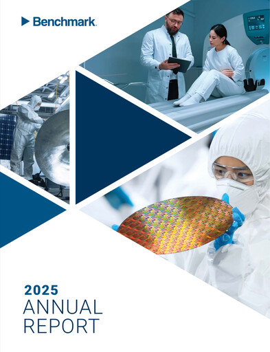 Thumbnail Benchmark Electronics
 Annual Report 2025