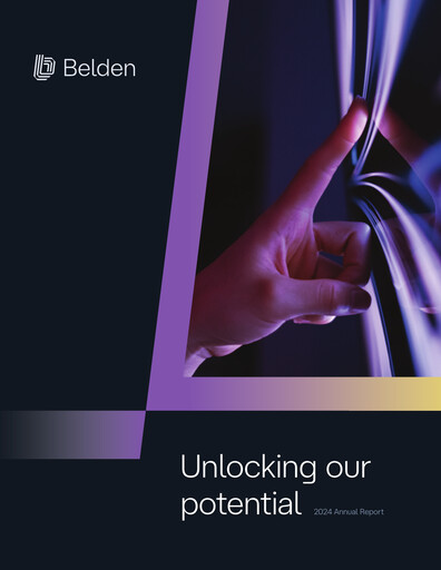 Thumbnail Belden Annual Report 2024