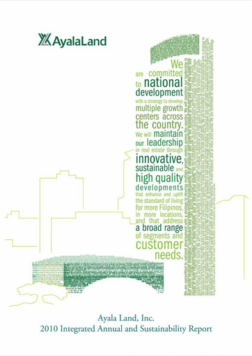 Thumbnail Ayala Land Integrated Report 2010