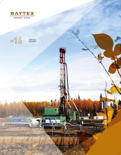 Thumbnail Baytex Energy
 Annual Report 2016