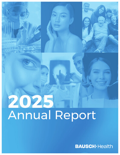 Thumbnail Bausch Health
 Annual Report 2025