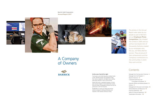 Thumbnail Barrick Gold Annual Report 2017