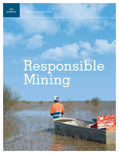 Thumbnail Barrick Gold Sustainability Report 2011