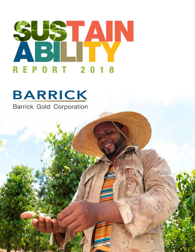 Thumbnail Barrick Gold Sustainability Report 2018
