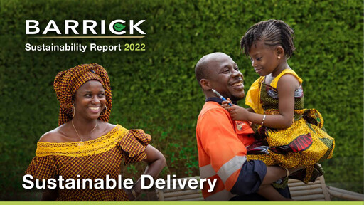 Thumbnail Barrick Gold Sustainability Report 2022