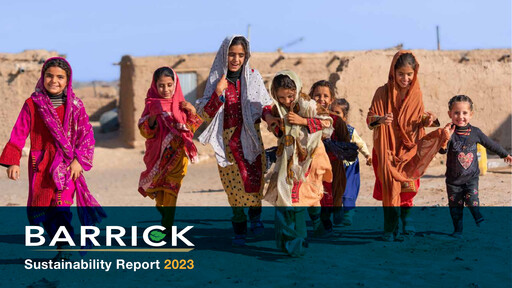 Thumbnail Barrick Gold Sustainability Report 2023