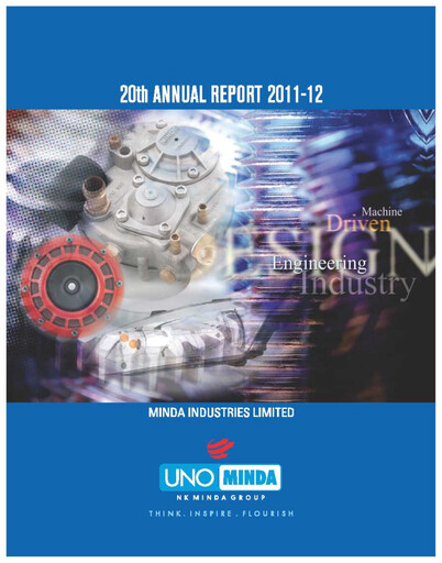 Thumbnail UNO Minda Annual Report 2011-2012