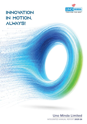 Thumbnail UNO Minda Annual Report 2025-2026