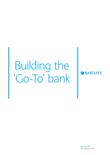 Thumbnail Barclays Annual Report 2013