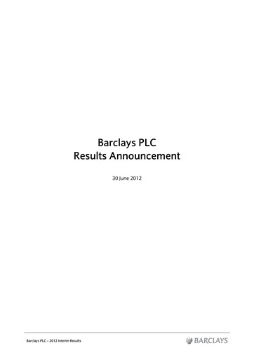 Thumbnail Barclays Half-year Report 2012-h1