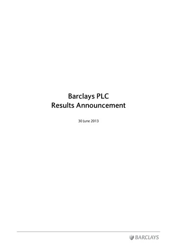 Thumbnail Barclays Half-year Report 2013-h1