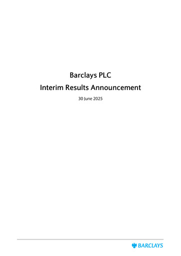 Miniature Barclays Rapport semestriel 2025-h1