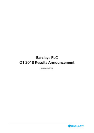 Thumbnail Barclays Quarterly Report 2018-q1