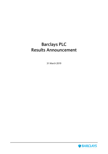 Thumbnail Barclays Quarterly Report 2019-q1