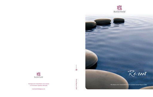 Thumbnail Bank of N. T. Butterfield & Son Annual Report 2008