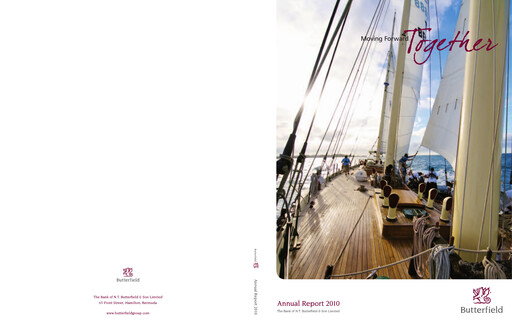Thumbnail Bank of N. T. Butterfield & Son Annual Report 2010