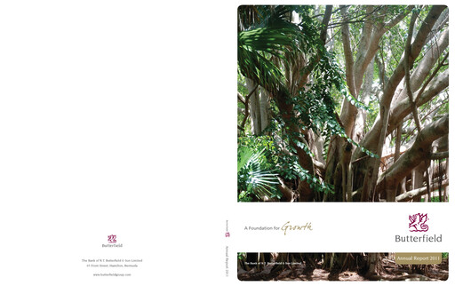Thumbnail Bank of N. T. Butterfield & Son Annual Report 2011