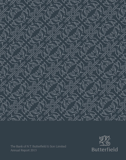 Thumbnail Bank of N. T. Butterfield & Son Annual Report 2013