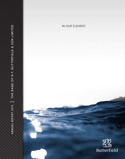 Thumbnail Bank of N. T. Butterfield & Son Annual Report 2015