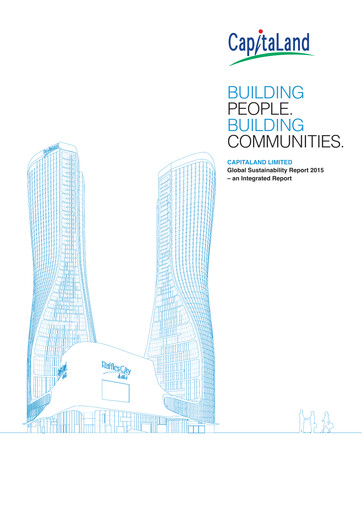 Thumbnail CapitaLand Investment Limited Sustainability Report 2015