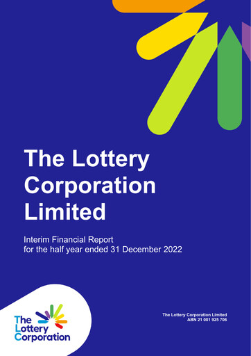 Miniature The Lottery Corporation Rapport semestriel 2023-h1