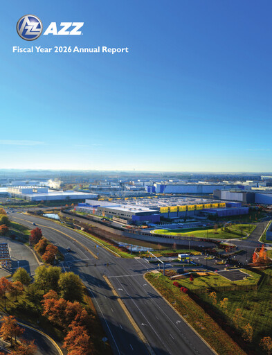 Thumbnail AZZ Annual Report 2025-2026