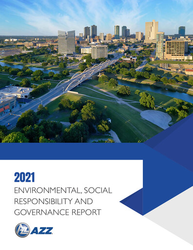 Thumbnail AZZ ESG Report 2020-2021