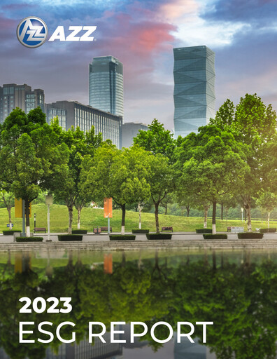 Thumbnail AZZ ESG Report 2022-2023