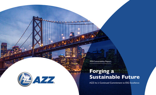 Thumbnail AZZ Sustainability Report 2023-2024