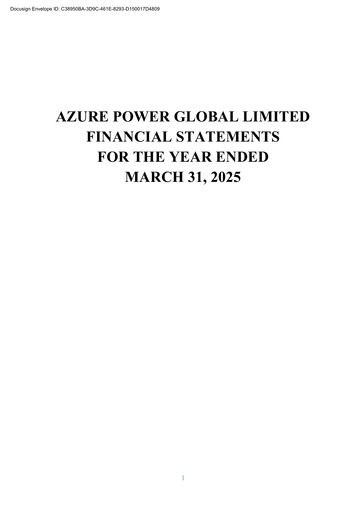Miniature Azure Power
 Bilan financier fy2025