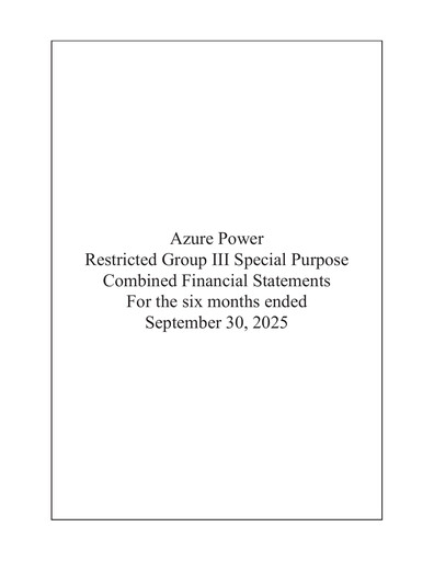 Thumbnail Azure Power
 Half-year Report 2025-h1