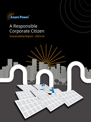 Thumbnail Azure Power
 Sustainability Report 2023-2024