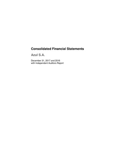 Thumbnail Azul Financial Statement 2017