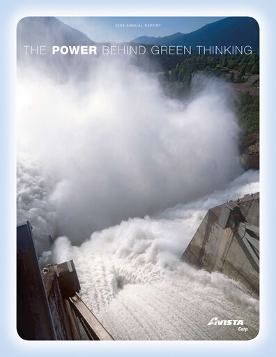 Thumbnail Avista
 Annual Report 2008