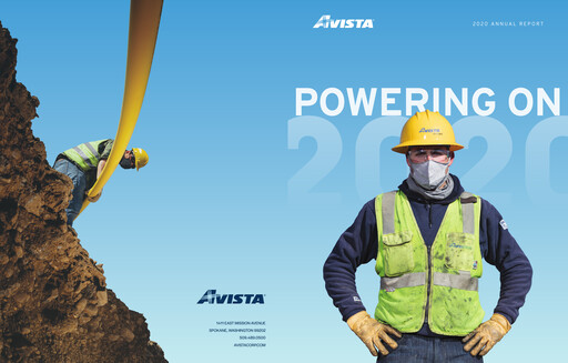 Thumbnail Avista
 Annual Report 2020