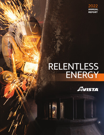 Thumbnail Avista
 Annual Report 2022